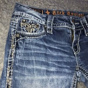 Rock Revival- jeans with rhinestone pockets